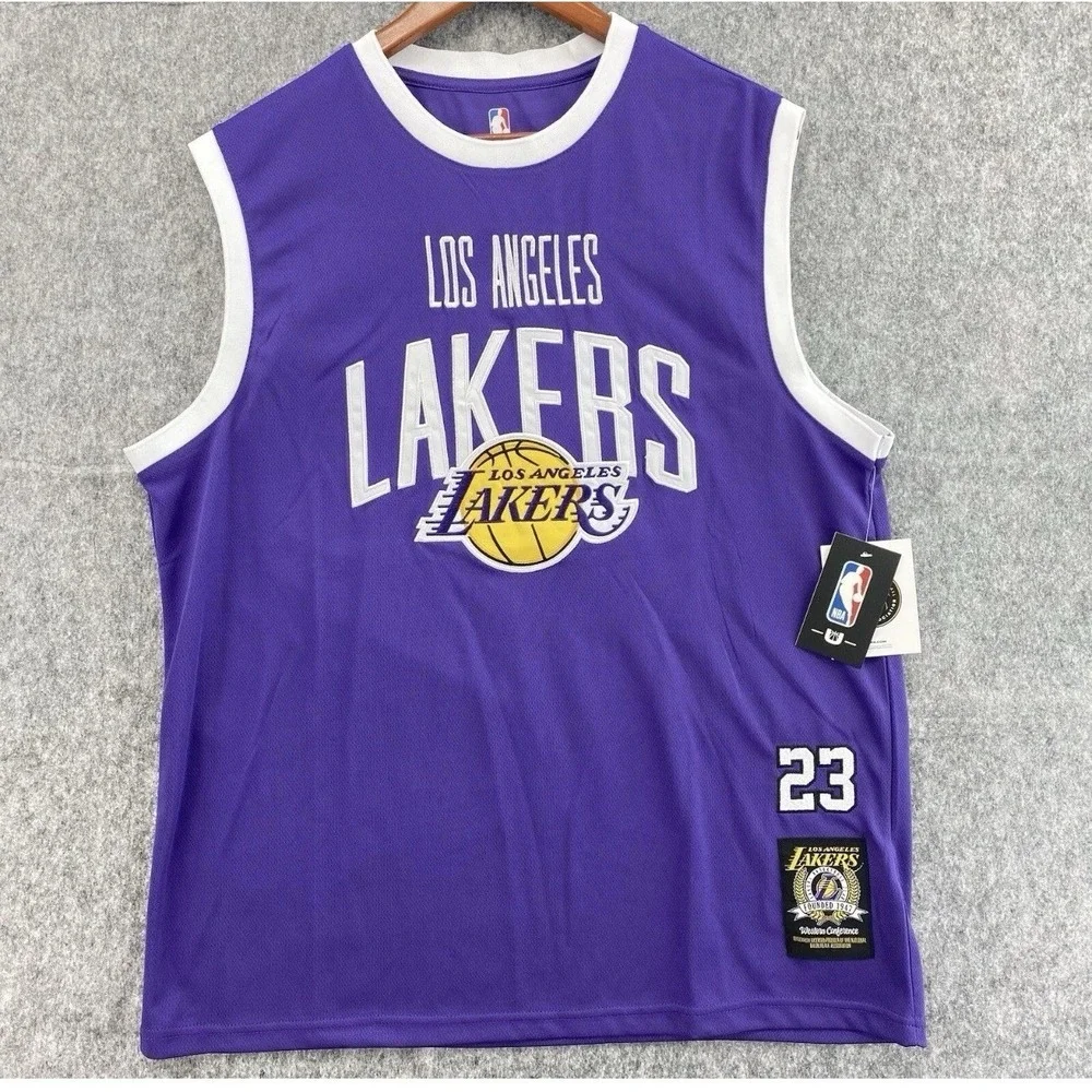 Los Angeles Lakers Lebron‎ James Jersey #23 Men L Basketball Club Who's The Man